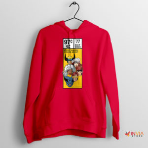 Series X- Men 97 Comic Con Merch Red Hoodie