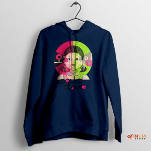 Sinisterly Chic Squid Game 2 Doll Navy Hoodie