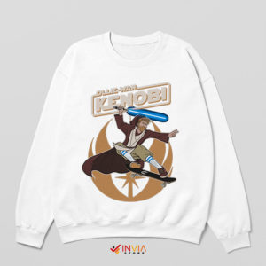 Skateboard Obi Wan Kenobi Series White Sweatshirt