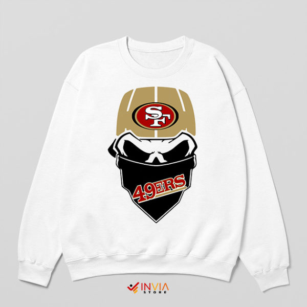 Skull Art Sanfran 49ers Graphic Sweatshirt