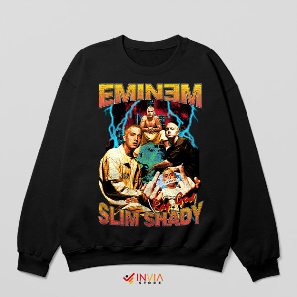 Slim Shady Vintage Graphic Eminem Sweatshirt