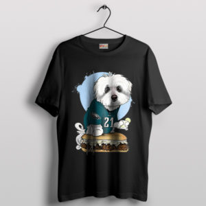 Small Dog Breeds Philadelphia Eagles Black T-Shirt