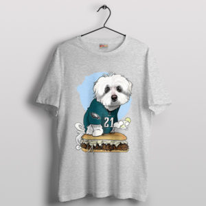 Small Dog Breeds Philadelphia Eagles Sport Grey T-Shirt