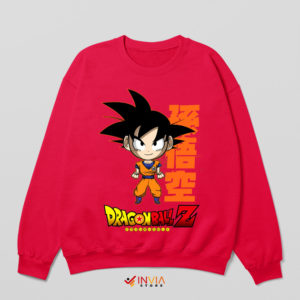 Son Goku the Awakened Power Red Sweatshirt