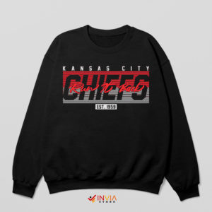 Song Kansas City NFL Run It Back Black Sweatshirt