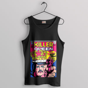 Song Killer Queen Comic Art Graphic Black Tank Top