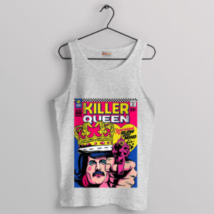 Song Killer Queen Comic Art Graphic Sport Grey Tank Top