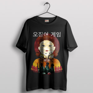 Squid Game Korean Version Poster Art Black T-Shirt