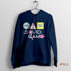 Squidward Squid Game 2 Contestants Navy Hoodie