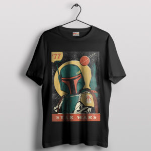 Star Wars 1977 Boba Fett Comic Retro Black T-Shirt