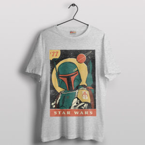 Star Wars 1977 Boba Fett Comic Retro Sport Grey T-Shirt