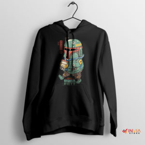 Star Wars Boba Fett Japanese Tea Black Hoodie