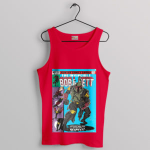 Star Wars Boba Fett The Invincible Red Tank Top