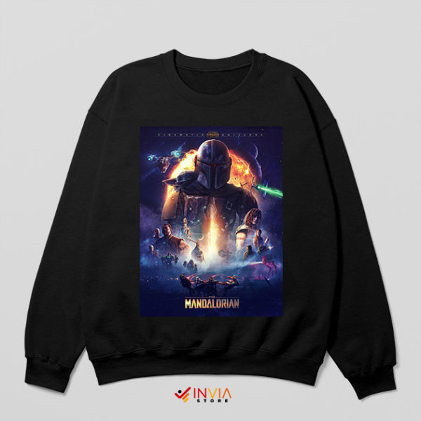 Star Wars Mandalorian Season 3 Story Black Sweatshirt