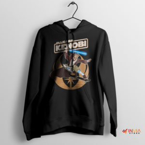 Star Wars Skateboard Obi Wan Kenobi Black Hoodie