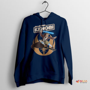 Star Wars Skateboard Obi Wan Kenobi Navy Hoodie