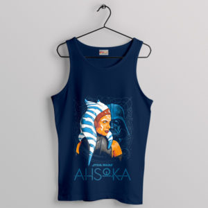 Star Wars Tales of the Jedi Ahsoka Navy Tank Top