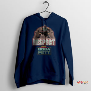 Star Wars with Boba Fett Respect Navy Hoodie