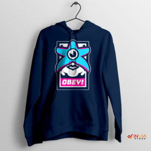 Starro the Conqueror Comics Obey Navy Hoodie