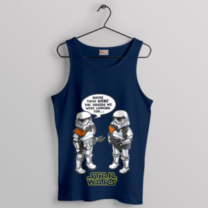 Stormtrooper Ben Obi-Wan Kenobi Quote Navy Tank Top