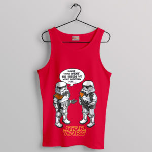 Stormtrooper Ben Obi-Wan Kenobi Quote Red Tank Top