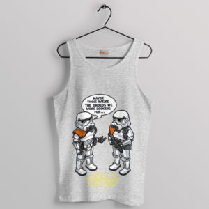 Stormtrooper Ben Obi-Wan Kenobi Quote Sport Grey Tank Top