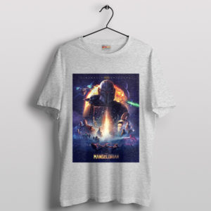 Story Star Wars The Mandalorian Season 3 Sport Grey T-Shirt