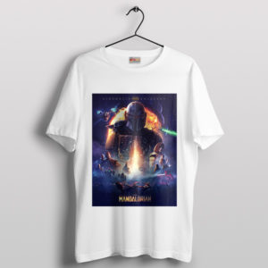 Story Star Wars The Mandalorian Season 3 White T-Shirt