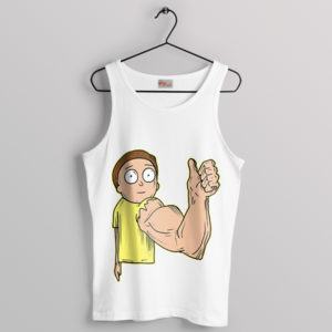 Strong Morty Smith Armothy White Tank Top