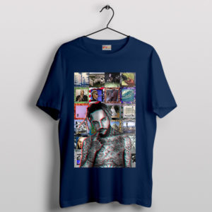 Suicideboys Tour Merch Discography Navy T-Shirt