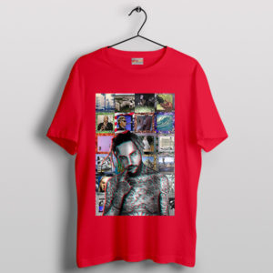 Suicideboys Tour Merch Discography Red T-Shirt