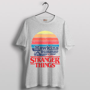 Summer Camp Hawkins Stranger Things 5 Sport Grey T-Shirt