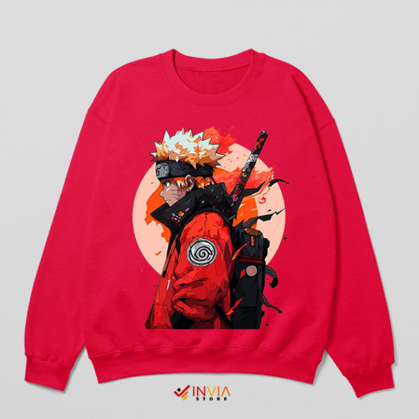 Sunset Naruto the Last Ninja Red Sweatshirt