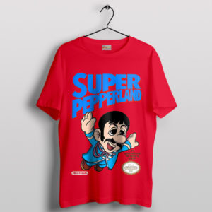 Super Mario Galaxy Pepperland Music Red T-Shirt