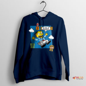 Super Mario Unblocked Ralph Wiggum Navy Hoodie