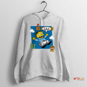 Super Mario Unblocked Ralph Wiggum Sport Grey Hoodie