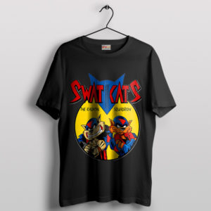 Swat Kats Revolution Netflix Black T-Shirt