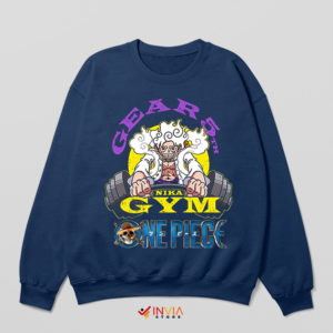 Sweat in Style Luffy 5th Gear Gym Navy Sweatshirt