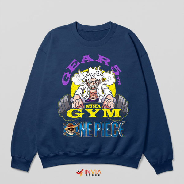 Sweat in Style Luffy 5th Gear Gym Navy Sweatshirt