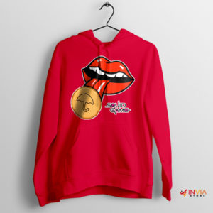 Sweet Squid Game 2 Rolling Stone Red Hoodie