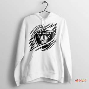 Symbol Art Raiders Las Vegas Football White Hoodie