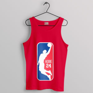 Symbol Dunk NBA Logo Kobe 24 Red Tank Top