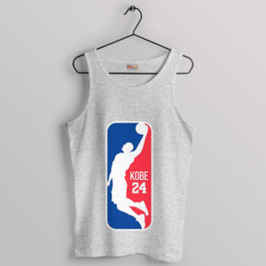 Symbol Dunk NBA Logo Kobe 24 Sport Grey Tank Top