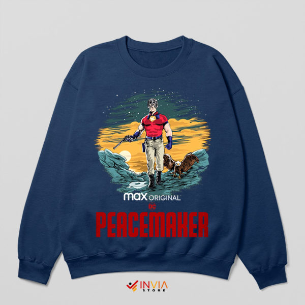 TV Series Peacemaker John Cena Navy Sweatshirt