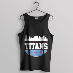 Tennessee Titans Skyline View Black Tank Top