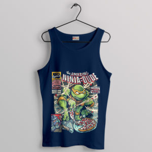 The Amazing Comic Original Ninja Turtles Navy Tank Top