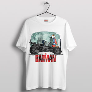 The Batman Batmobile Comic Strip T-Shirt