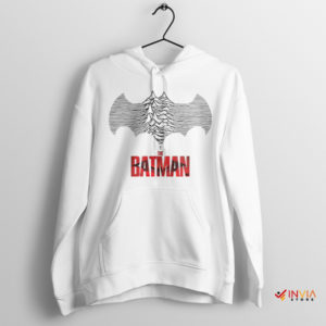 The Batman Origins Joy Division White Hoodie