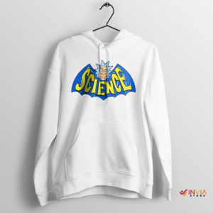 The Batman Science Man Rick Morty White Hoodie