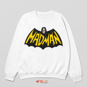 The Batman Symbol Ozzy Osbourne White Sweatshirt